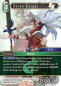 Onion Knight EX - Opus VIII - Final Fantasy TCG card