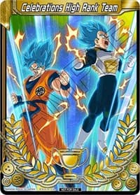 Celebrations High Rank Team (Celebrations 2019 - Merit Card - Top 50) - Tournament Promotion Cards - Dragon Ball Super: Masters card