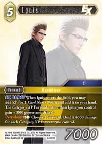 Ignis EX - Opus VIII - Final Fantasy TCG card