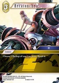 Hecatoncheir - Opus VIII - Final Fantasy TCG card