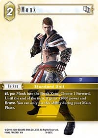 Monk - Opus VIII - Final Fantasy TCG card