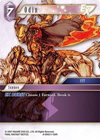Odin EX - Opus VIII - Final Fantasy TCG card