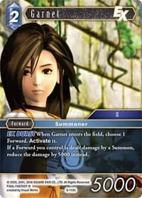 Garnet EX - Opus VIII - Final Fantasy TCG card