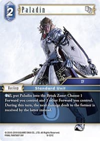 Paladin - Opus VIII - Final Fantasy TCG card