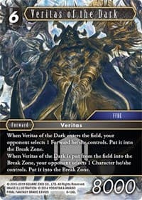 Veritas of the Dark - Opus VIII - Final Fantasy TCG card