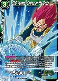 SSG Vegeta, Energy of the Gods - Promotion Cards - Dragon Ball Super: Masters card