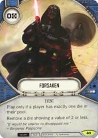 Forsaken - Convergence - Star Wars: Destiny card