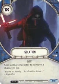 Isolation - Convergence - Star Wars: Destiny card