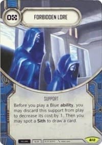 Forbidden Lore - Convergence - Star Wars: Destiny card