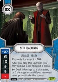 Sith Teachings - Convergence - Star Wars: Destiny card