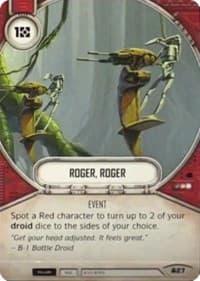 Roger, Roger - Convergence - Star Wars: Destiny card