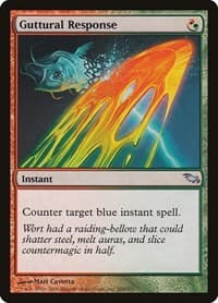 Guttural Response - Shadowmoor - Magic: The Gathering card