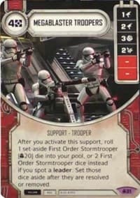 Megablaster Troopers - Convergence - Star Wars: Destiny card