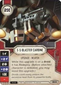E-5 Blaster Carbine (Card Only) - Convergence - Star Wars: Destiny card