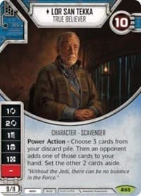 Lor San Tekka - True Believer (Card Only) - Convergence - Star Wars: Destiny card