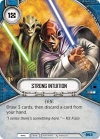 Strong Intuition - Convergence - Star Wars: Destiny card