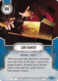 Lore Hunter - Convergence - Star Wars: Destiny card