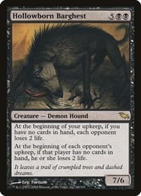 Hollowborn Barghest - Shadowmoor - Magic: The Gathering card