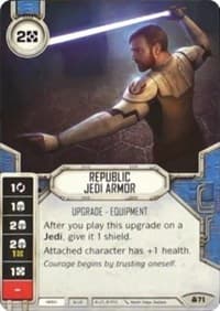 Republic Jedi Armor - Convergence - Star Wars: Destiny card