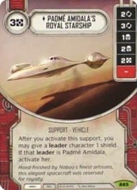 Padme Amidala's Royal Starship - Convergence - Star Wars: Destiny card