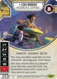 Ezra Bridger - Resourceful Cutpurse - Convergence - Star Wars: Destiny card