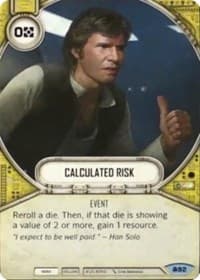 Calculated Risk - Convergence - Star Wars: Destiny card