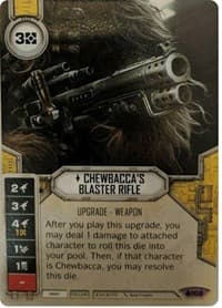 Chewbacca's Blaster Rifle (Card Only) - Convergence - Star Wars: Destiny card