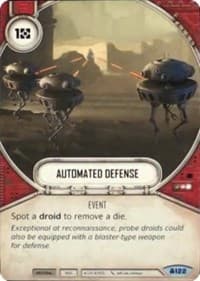 Automated Defense - Convergence - Star Wars: Destiny card