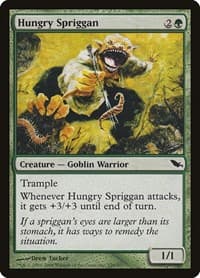 Hungry Spriggan - Shadowmoor - Magic: The Gathering card