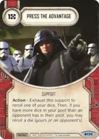 Press the Advantage - Convergence - Star Wars: Destiny card