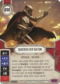 Quicksilver Baton (Card Only) - Convergence - Star Wars: Destiny card