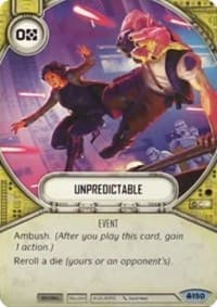 Unpredictable - Convergence - Star Wars: Destiny card