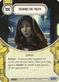 Seeking The Truth - Convergence - Star Wars: Destiny card