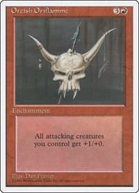 Orcish Oriflamme - Fourth Edition - Magic: The Gathering card