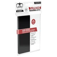 Supreme Oversized Size Sleeves - Black (40-Pack) - Ultimate Guard Card Sleeves - Card Sleeves card