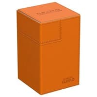 Flip 'n' Tray Deck Case XenoSkin - Orange (Holds 100+) - Ultimate Guard Deck Boxes - Deck Boxes card