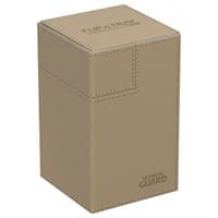 Flip 'n' Tray Deck Case XenoSkin - Sand (Holds 100+) - Ultimate Guard Deck Boxes - Deck Boxes card