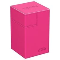 Flip 'n' Tray Deck Case XenoSkin - Pink (Holds 100+) - Ultimate Guard Deck Boxes - Deck Boxes card