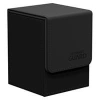 Flip Deck Case - Black (Holds 100+) - Ultimate Guard Deck Boxes - Deck Boxes card