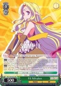 Fil Nilvalen - No Game No Life - Weiss Schwarz card