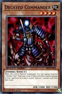 Decayed Commander - Speed Duel: Arena of Lost Souls - YuGiOh card