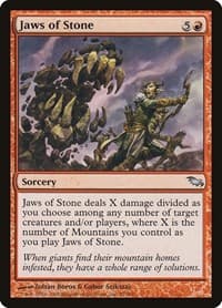 Jaws of Stone - Shadowmoor - Magic: The Gathering card