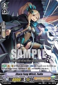 Sharp Fang Witch, Fodla (Spring Fest 2019) - Bushiroad Event Cards - Cardfight Vanguard card