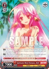 Spiritwater Blend Shampoo, Jibril (Spring Fest 2019) - Bushiroad Event Cards - Weiss Schwarz card
