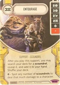 Entourage (Card Only) - Convergence - Star Wars: Destiny card