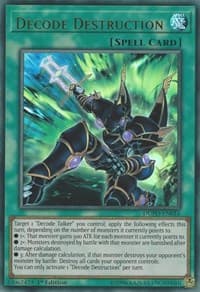 Decode Destruction - Duel Power - YuGiOh card