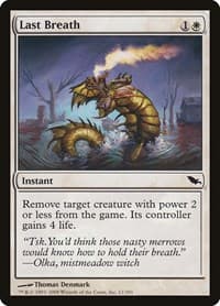 Last Breath - Shadowmoor - Magic: The Gathering card