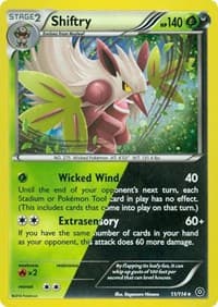 Shiftry - 11/114 (Cosmos Holo) - Miscellaneous Cards & Products - Pokemon card