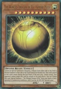 The Winged Dragon of Ra - Sphere Mode - Duel Power - YuGiOh card