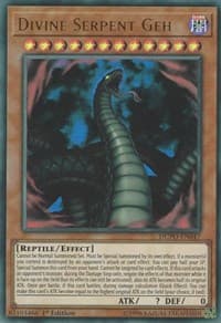 Divine Serpent Geh - Duel Power - YuGiOh card